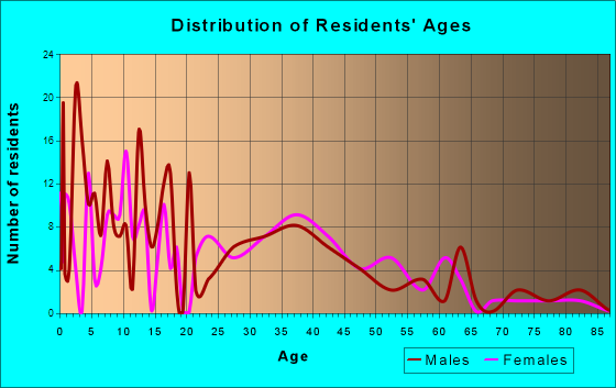 Parma, Michigan Age and Sex of Residents