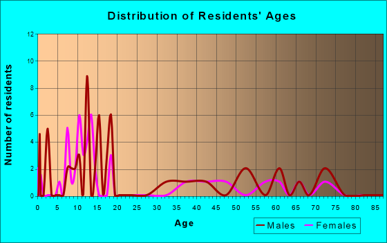 Clements, Minnesota Age and Sex of Residents
