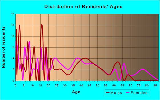 Emmons, Minnesota Age and Sex of Residents