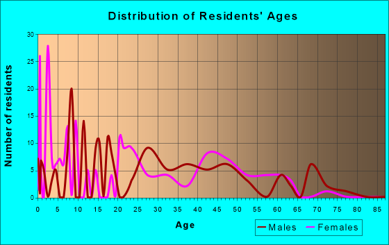 Accord, New York Age and Sex of Residents