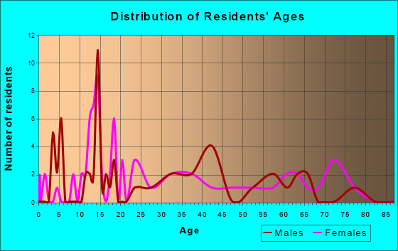 Argyle, New York Age and Sex of Residents