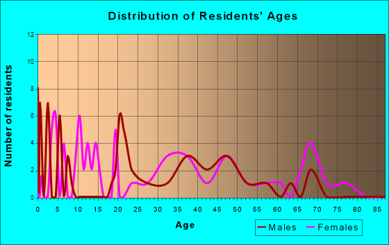 Bloomingburg, New York Age and Sex of Residents
