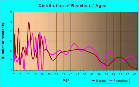 Catskill, New York Age and Sex of Residents
