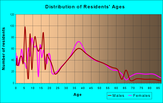 Hilton, New York Age and Sex of Residents