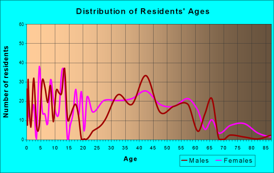 Hopewell Junction, New York Age and Sex of Residents