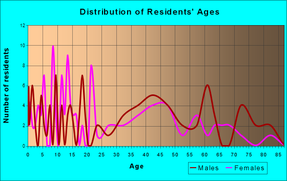 Leicester, New York Age and Sex of Residents