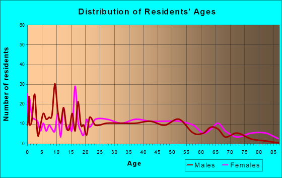 Mexico, New York Age and Sex of Residents