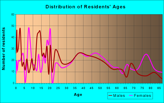 Mount Morris, New York Age and Sex of Residents
