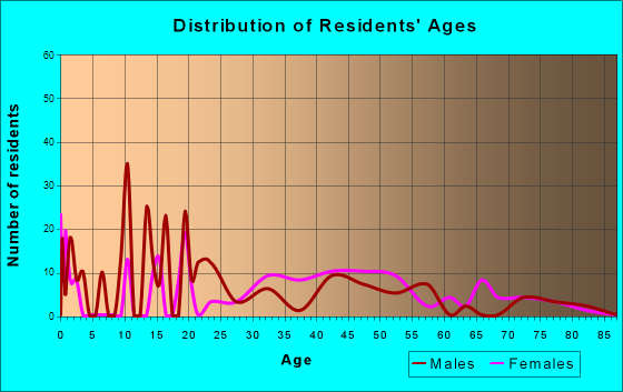 Pattersonville-Rotterdam Junction, New York Age and Sex of Residents