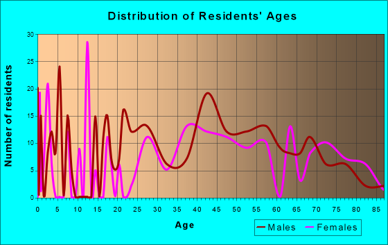 Point Lookout, New York Age and Sex of Residents