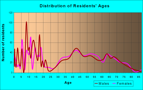 Spackenkill, New York Age and Sex of Residents