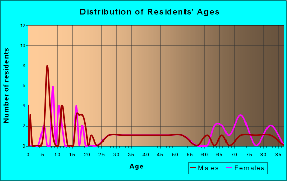 Elgin, Pennsylvania Age and Sex of Residents