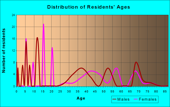 Englewood, Pennsylvania Age and Sex of Residents