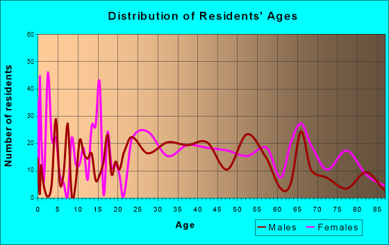 McSherrystown, Pennsylvania Age and Sex of Residents