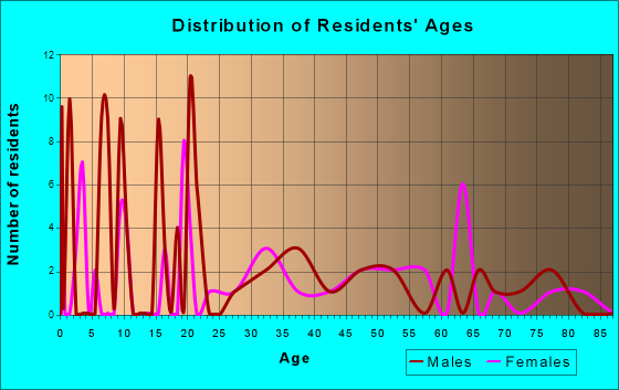 Mexico, Pennsylvania Age and Sex of Residents