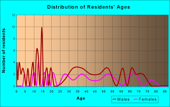 Port Clinton, Pennsylvania Age and Sex of Residents