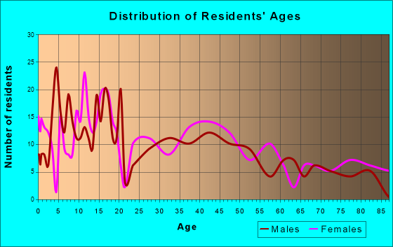 Susquehanna Depot, Pennsylvania Age and Sex of Residents