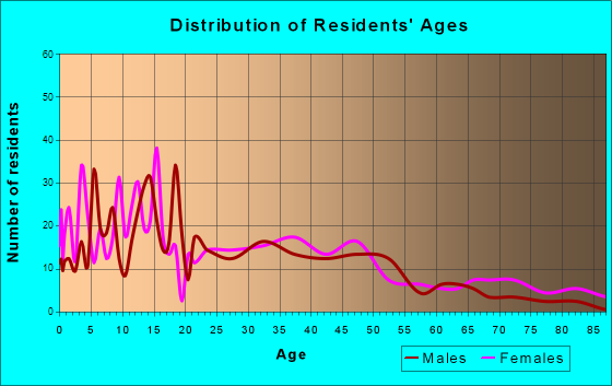 Italy, Texas Age and Sex of Residents