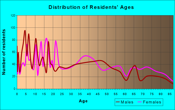 Littlefield, Texas Age and Sex of Residents