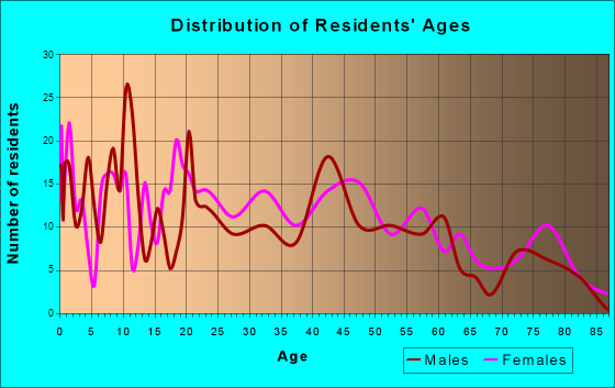 Appalachia, Virginia Age and Sex of Residents