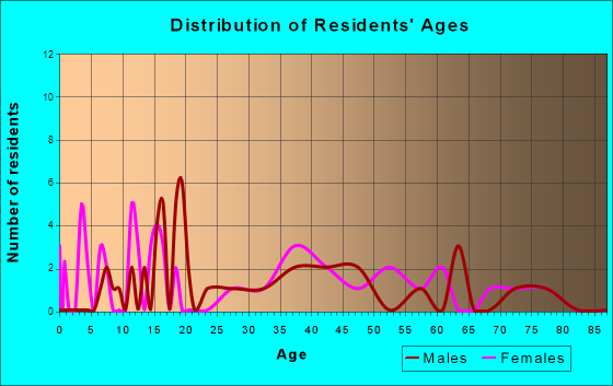 Newsoms, Virginia Age and Sex of Residents