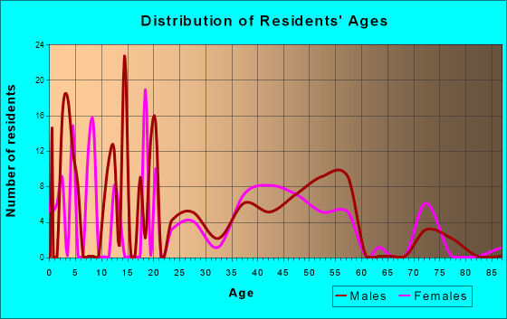 Startup, Washington Age and Sex of Residents