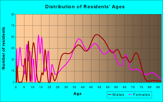 Big Pine Key, Florida Age and Sex of Residents