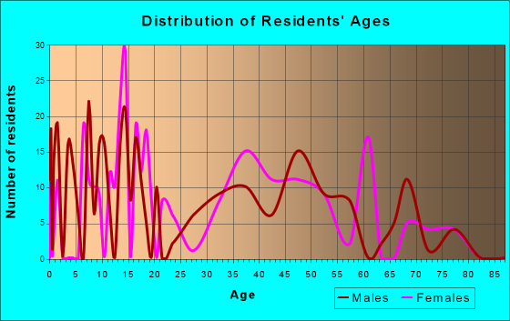 Christmas, Florida Age and Sex of Residents