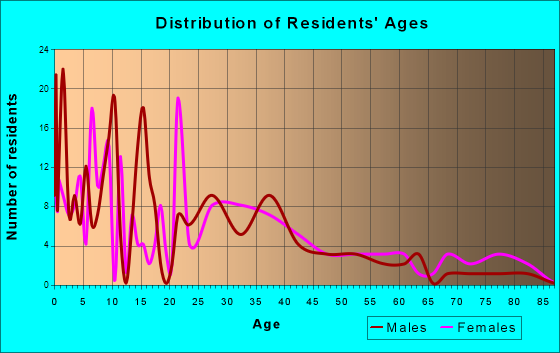 Enigma, Georgia Age and Sex of Residents