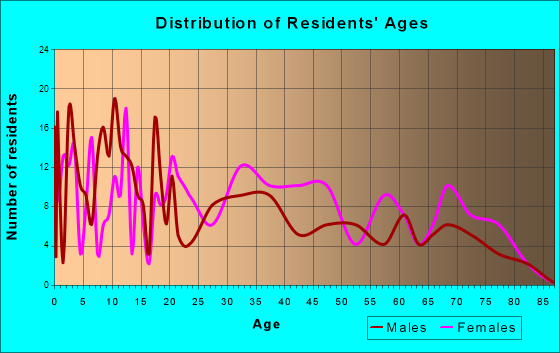 Lumpkin, Georgia Age and Sex of Residents