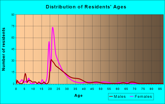 Remerton, Georgia Age and Sex of Residents
