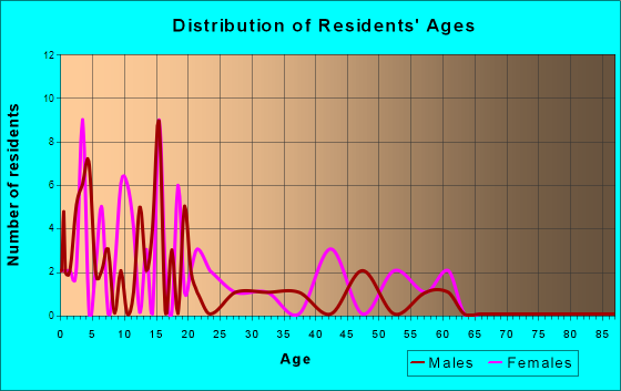 Ambler, Alaska Age and Sex of Residents
