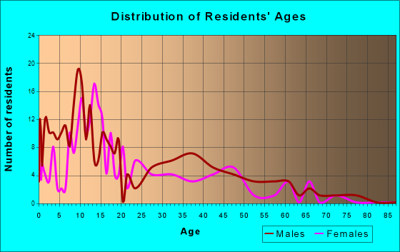 Emmonak, Alaska Age and Sex of Residents