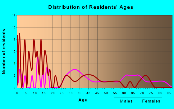 Rippey, Iowa Age and Sex of Residents