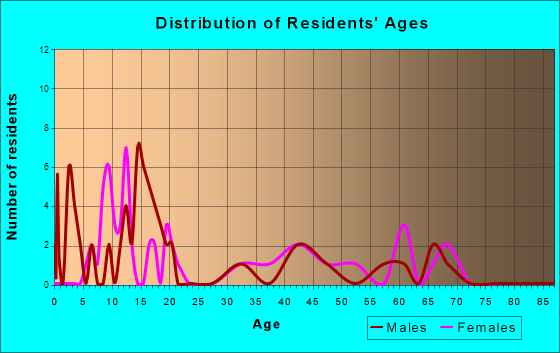 Stout, Iowa Age and Sex of Residents