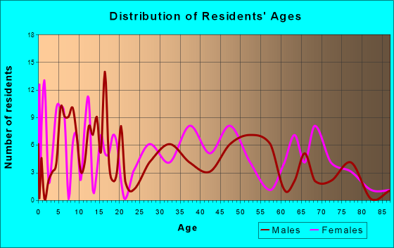 Fleming-Neon, Kentucky Age and Sex of Residents