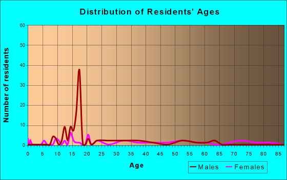 Willisburg, Kentucky Age and Sex of Residents