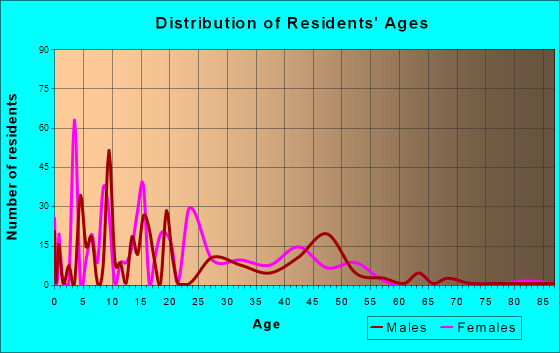 Littletown, Arizona Age and Sex of Residents