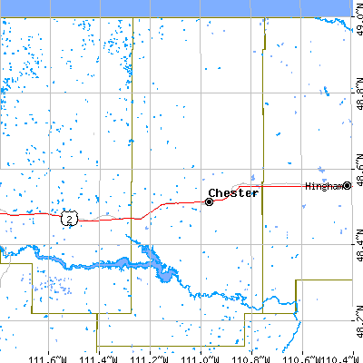 Liberty County close-up map