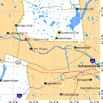 Montgomery County close-up map