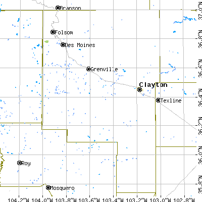 Union County close-up map