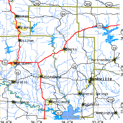 Howard County close-up map
