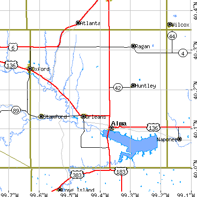 Harlan County close-up map