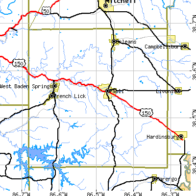 Orange County close-up map