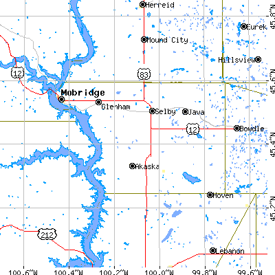 Walworth County close-up map