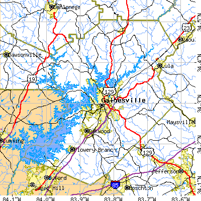 Georgia land lot map