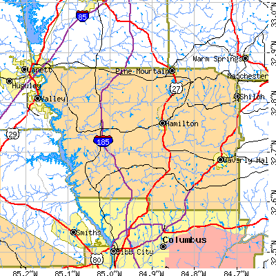 Harris County close-up map