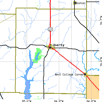 Union County close-up map