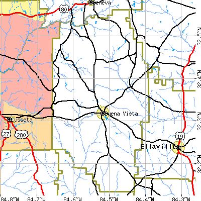 Marion County close-up map