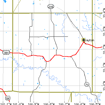 Kent County close-up map